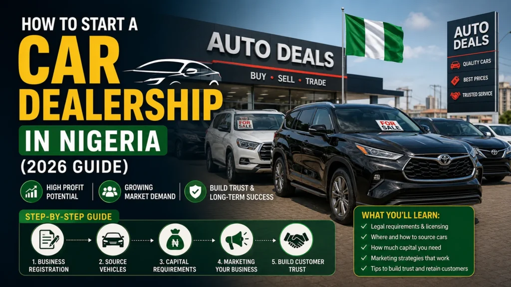How to Start a Car Dealership Business in Nigeria